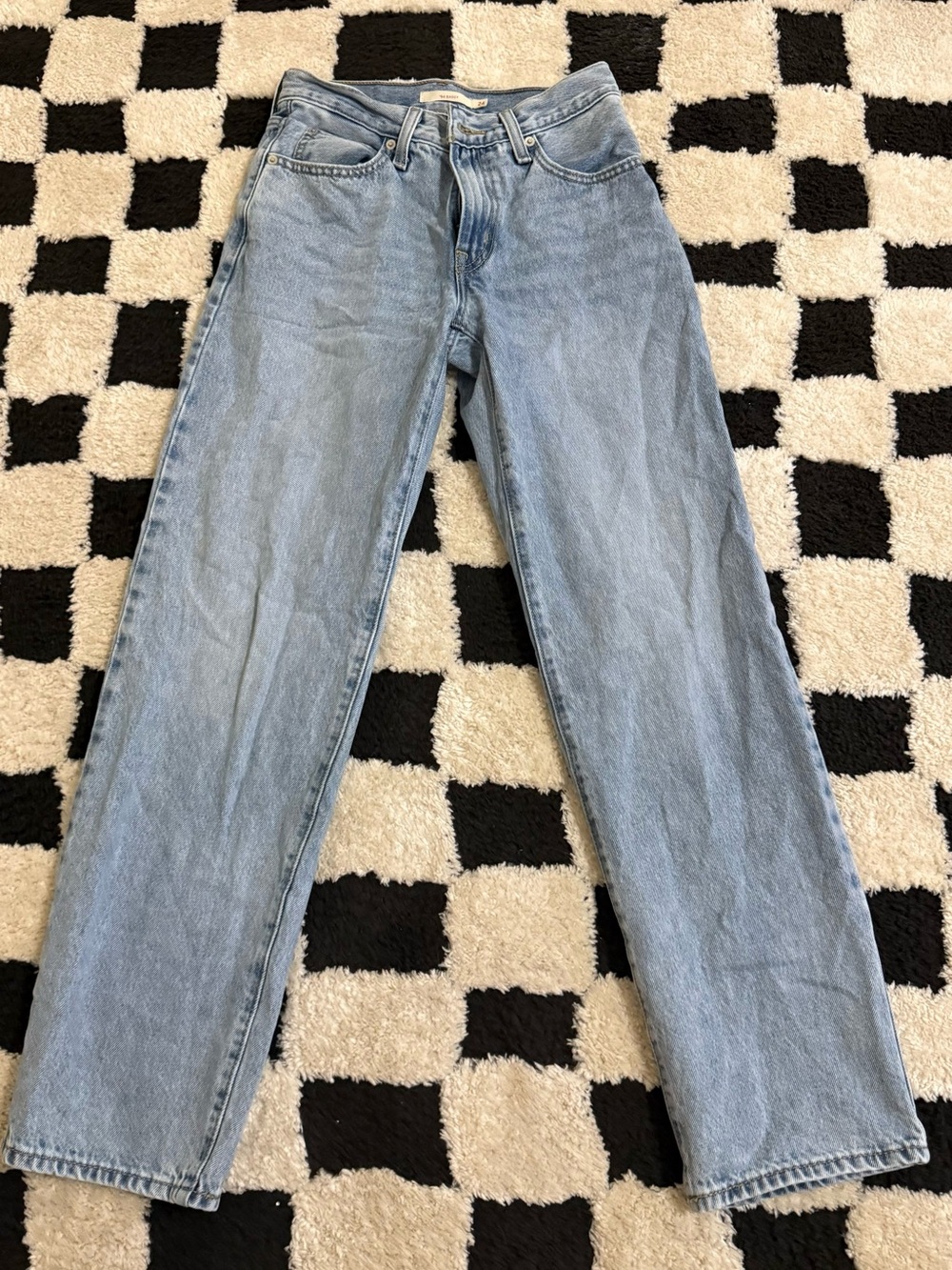 Levi's Light Blue Wide-Leg Jeans